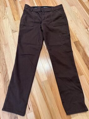 Liz Claiborne Dark Brown Straight Leg Women's Pants